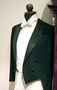 This photo representation of the ultimate in formal wear - specifically, white tie - was taken by Italian photographer and designer "Duchessa".